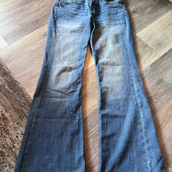 Aeropastale Womens sz 8 high rise flare jeans - Picture 1 of 4